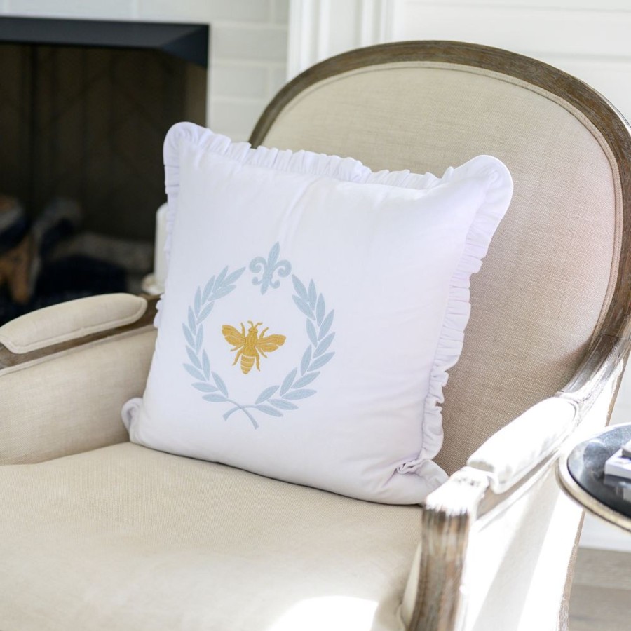 Table & Home Arte Italica Pillows | Italian Bee Throw Pillow