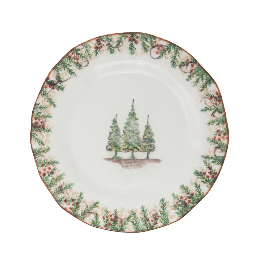 Table & Home Arte Italica Dinner Plates | Natale Dinner Plate