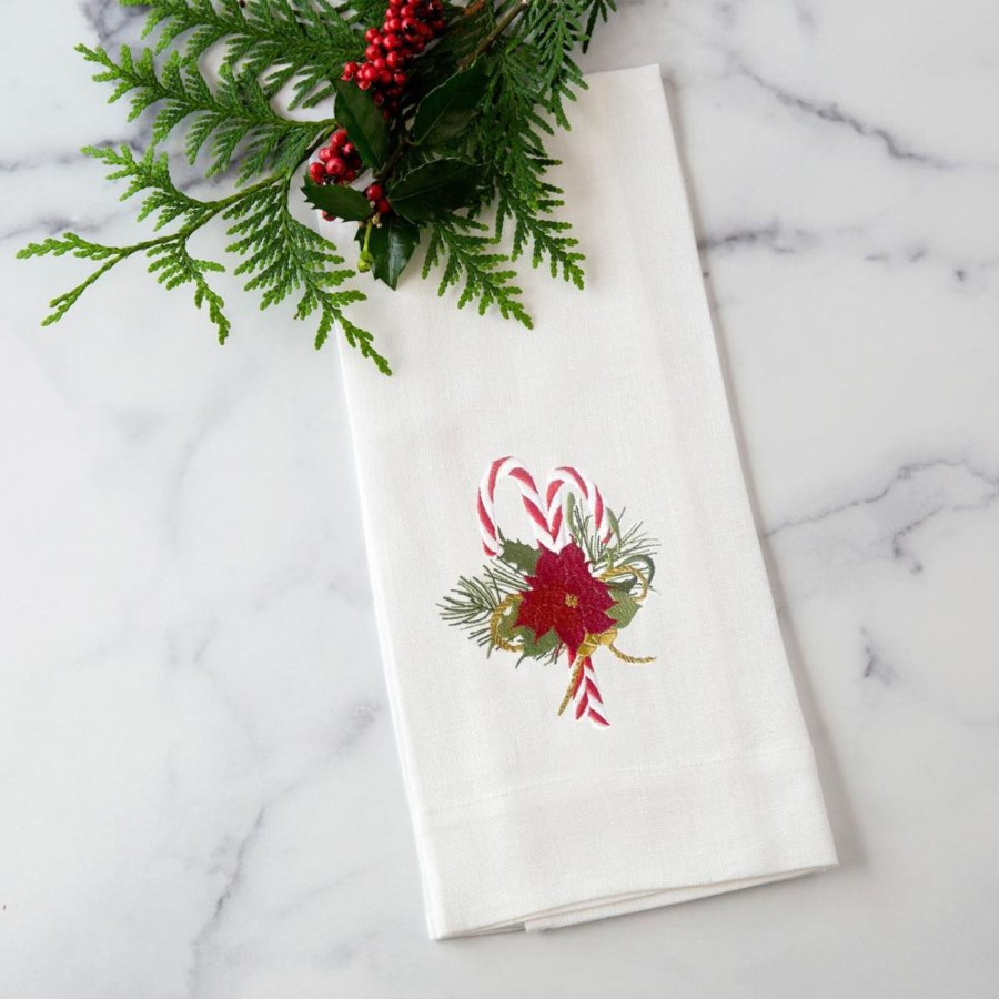 Table & Home Arte Italica Towels | Candy Cane Linen Towel