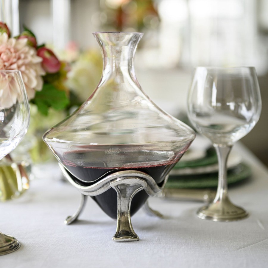 Table & Home Arte Italica Decanters | Taverna Decanter With Stand