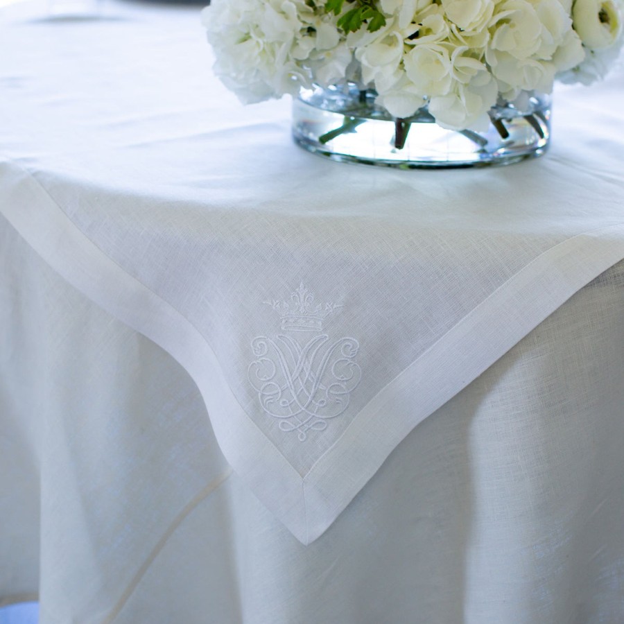 Table & Home Arte Italica Table Coverings | Crest Linen Table Square