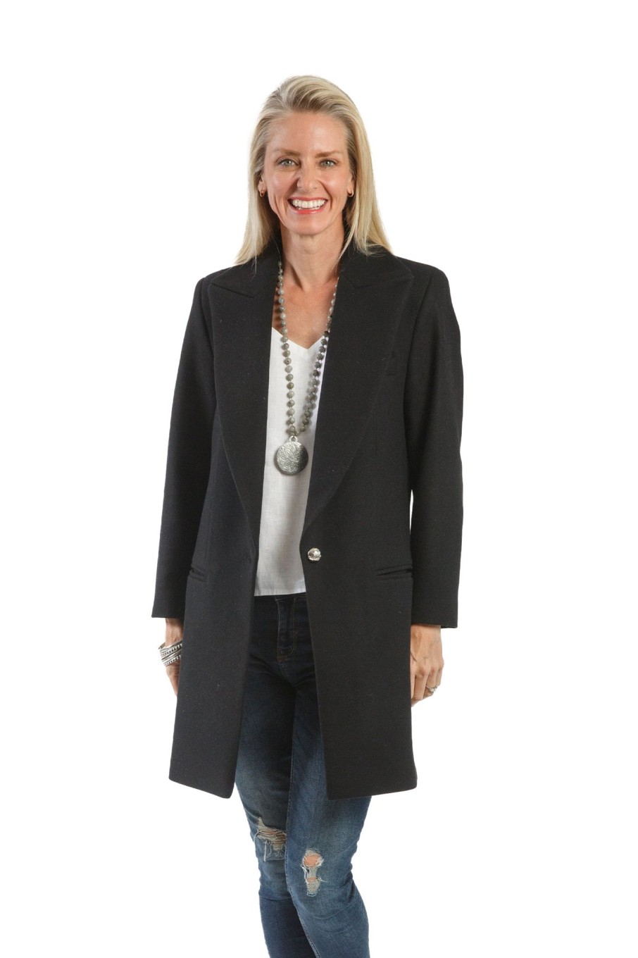 Apparel Crown Linen Designs | Joey Long Blazer - Sale