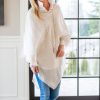 Apparel Crown Linen Designs | Juliet Linen Poncho With Fringe - Sale