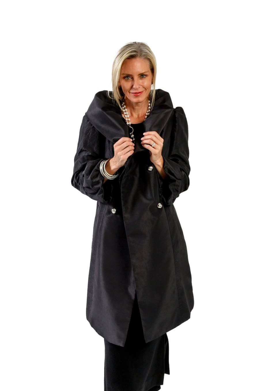 Apparel Crown Linen Designs | Victoria Holiday Coat