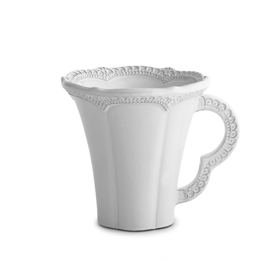 Table & Home Arte Italica Mugs | Merletto White Mug