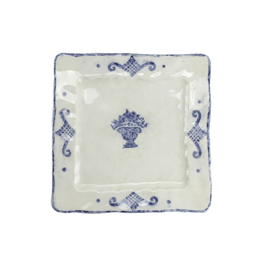 Table & Home Arte Italica Salad & Dessert Plates | Burano Square Salad/Dessert Plate