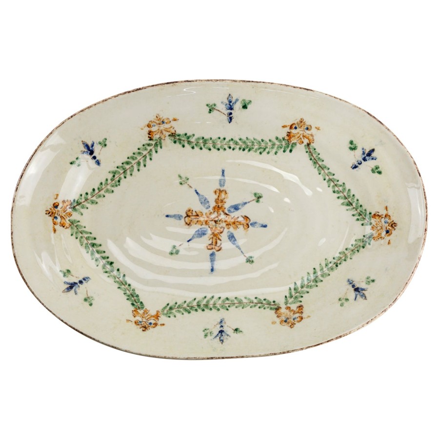 Table & Home Arte Italica Platters & Trays | Medici Large Oval Platter