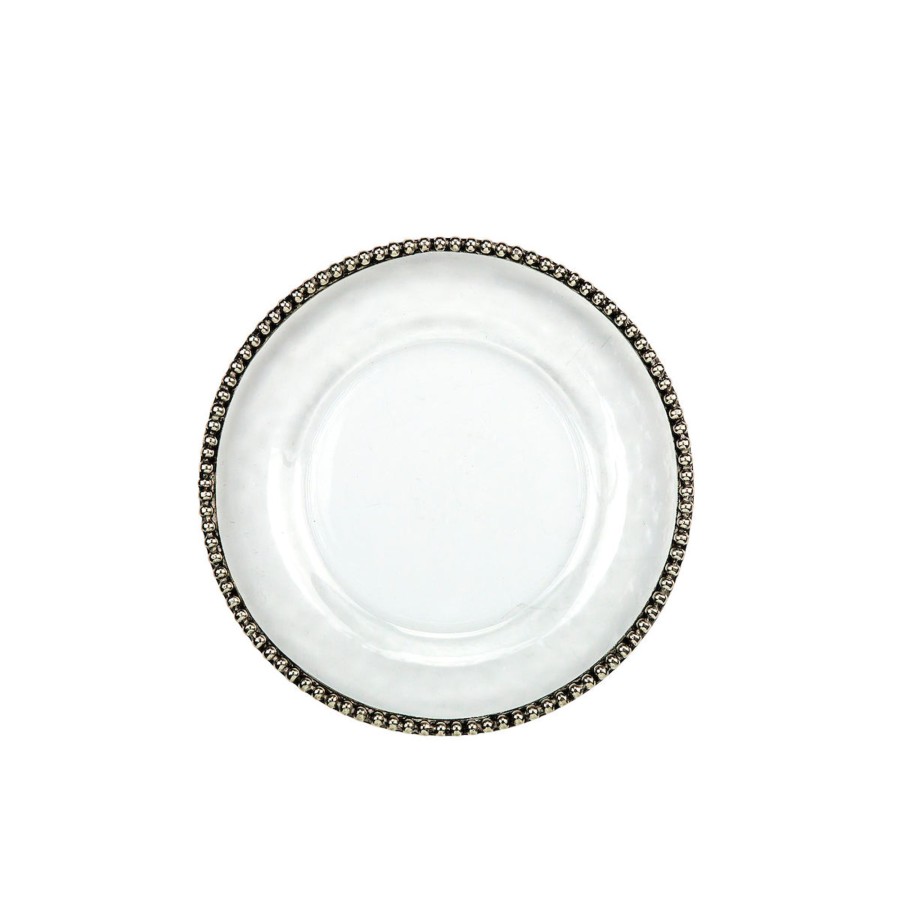 Table & Home Arte Italica Pewter | Tesoro Salad/Dessert Plate