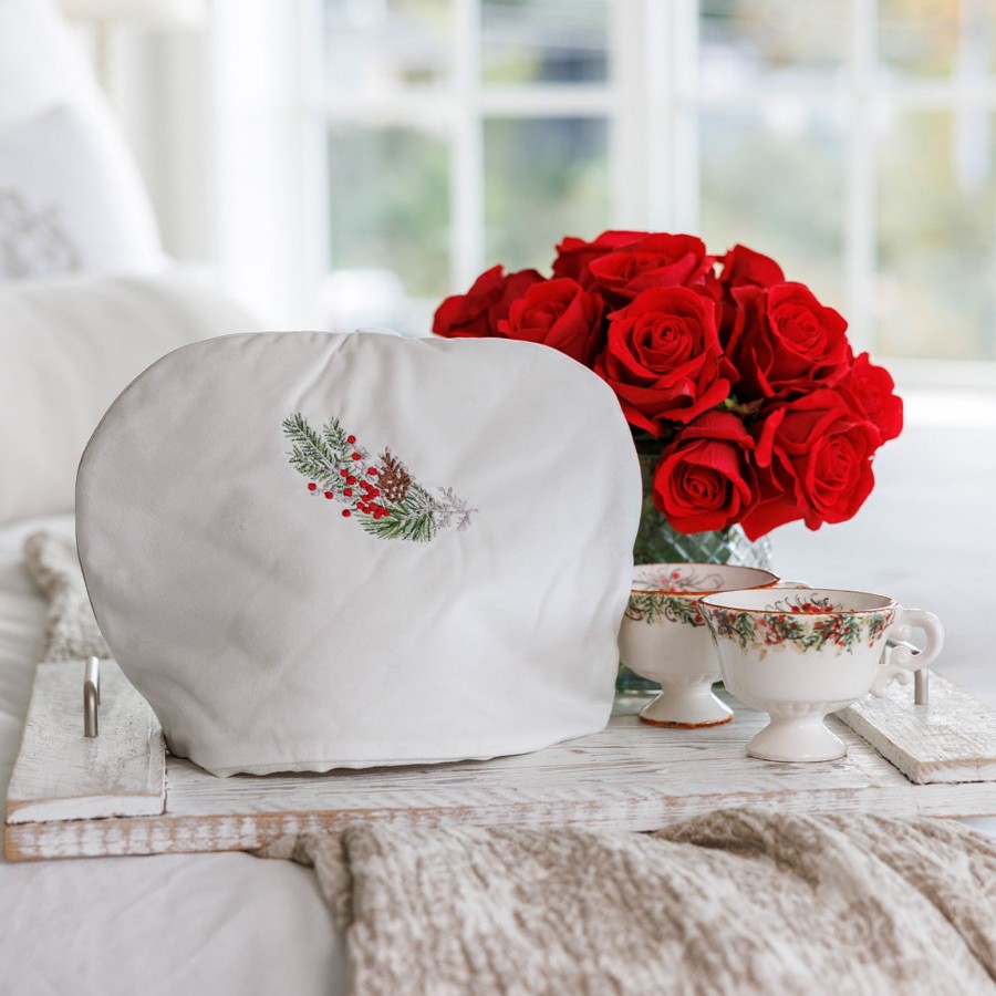 Table & Home Arte Italica All Linens | Natale Sprig Velvet Tea Cozy-Sale