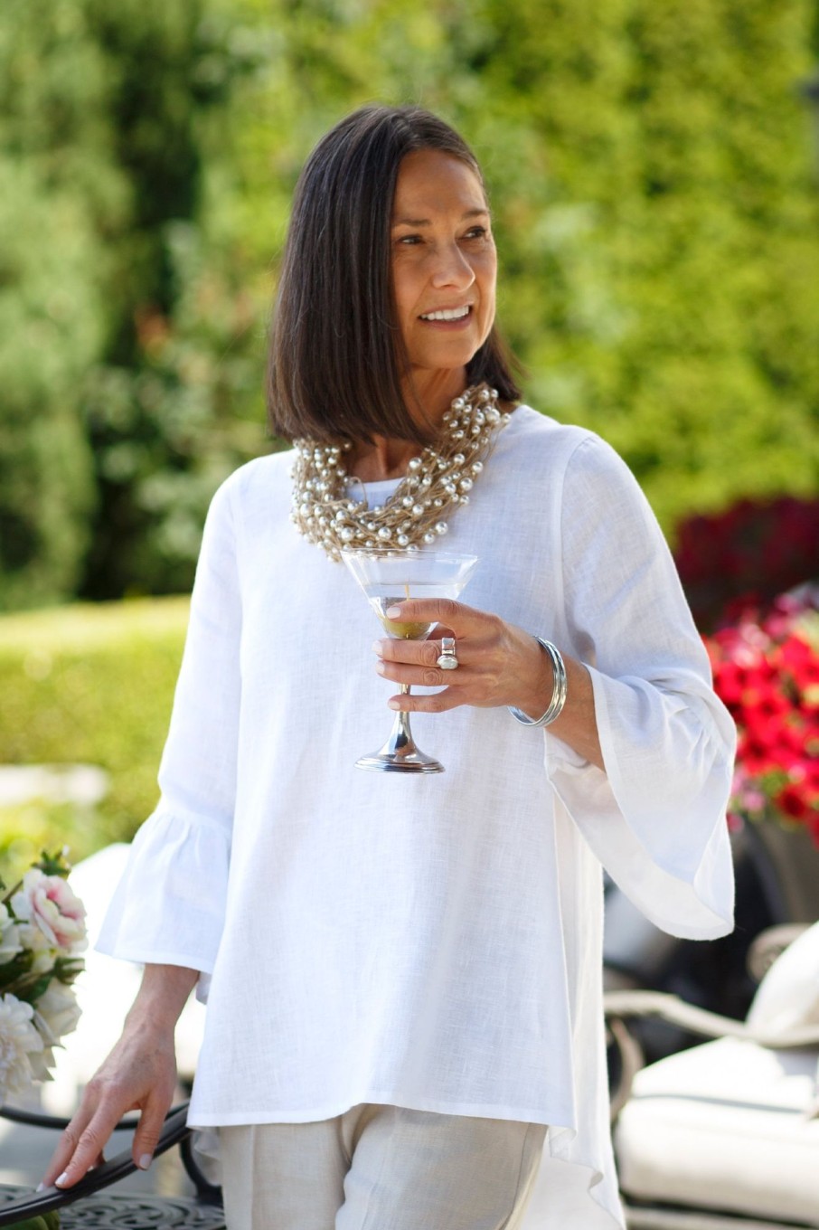 Apparel Crown Linen Designs | Bella Bell Sleeve Top