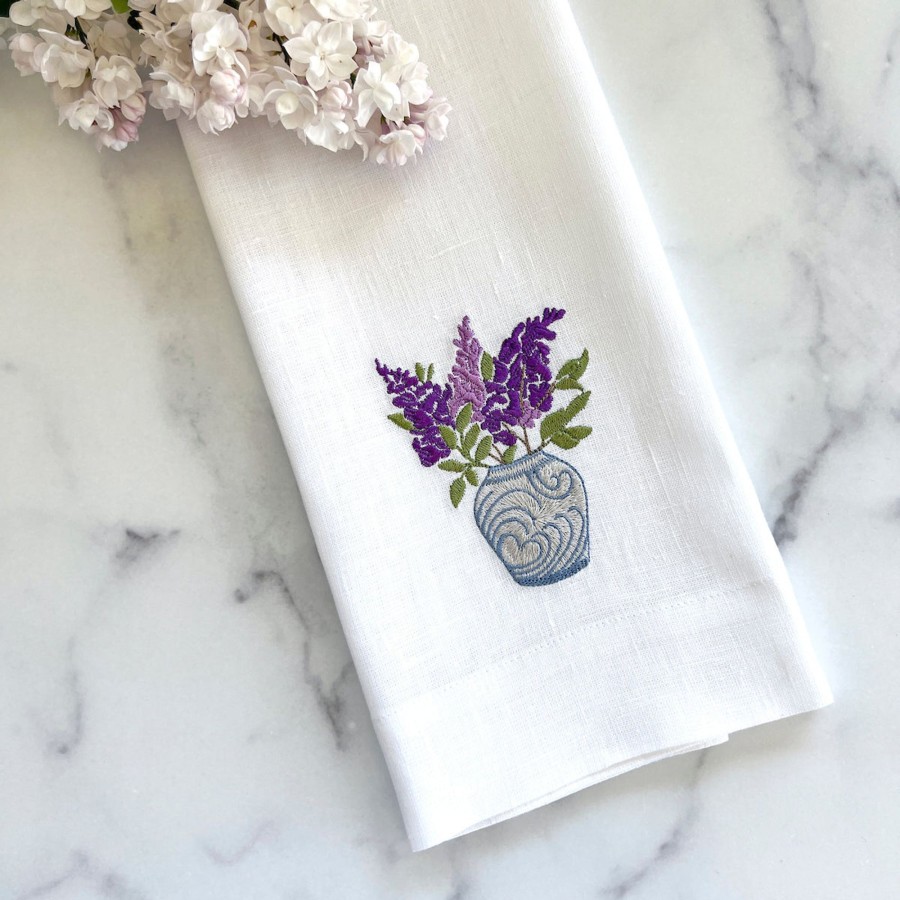 Table & Home Arte Italica Towels | Lilac Jar Linen Towel