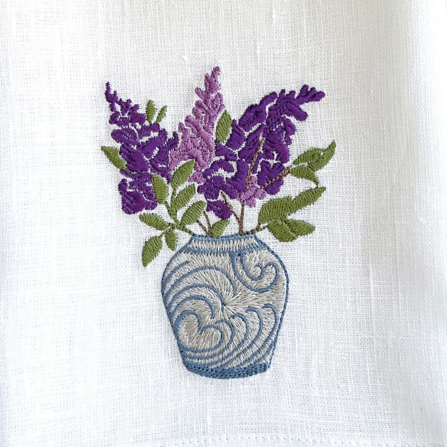 Table & Home Arte Italica Towels | Lilac Jar Linen Towel