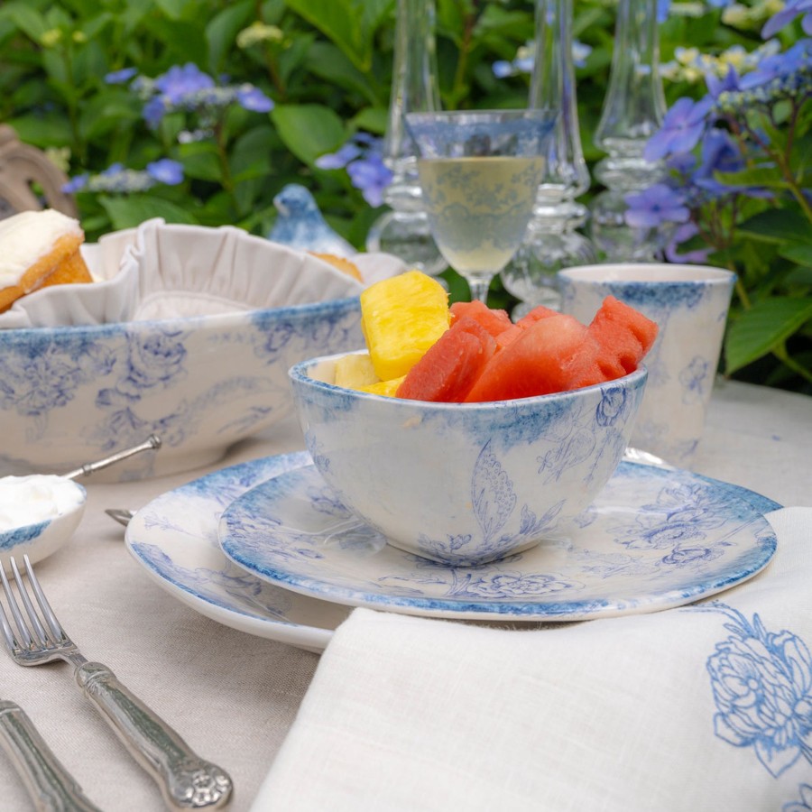 Table & Home Arte Italica Serving Bowls | Giulietta Blue Square Bowl