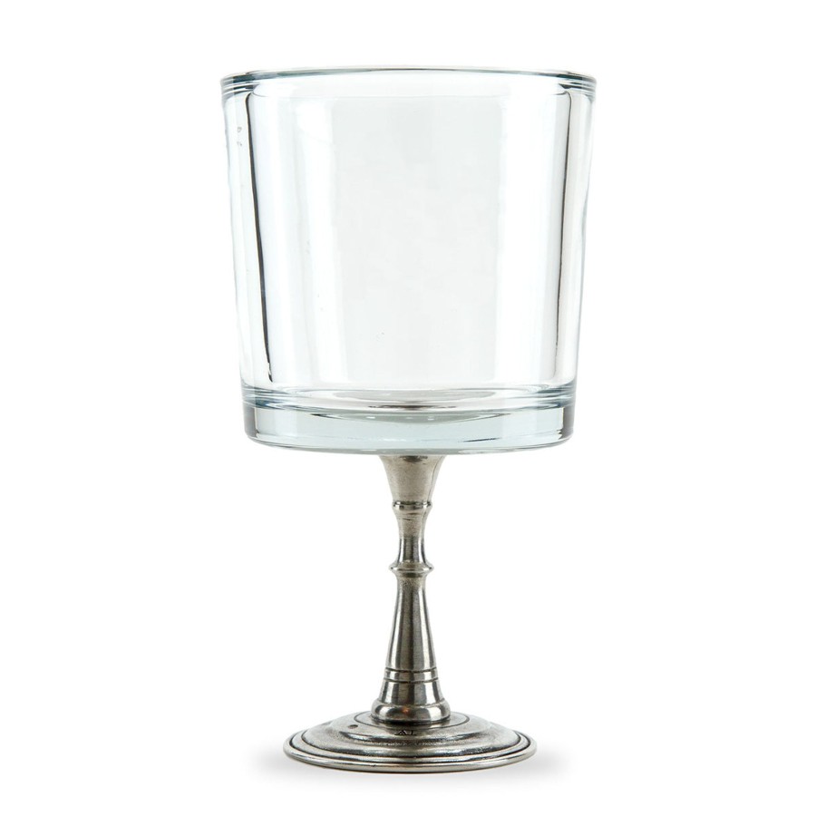 Table & Home Arte Italica Pewter | Tavola Medium Vaso With Pedestal