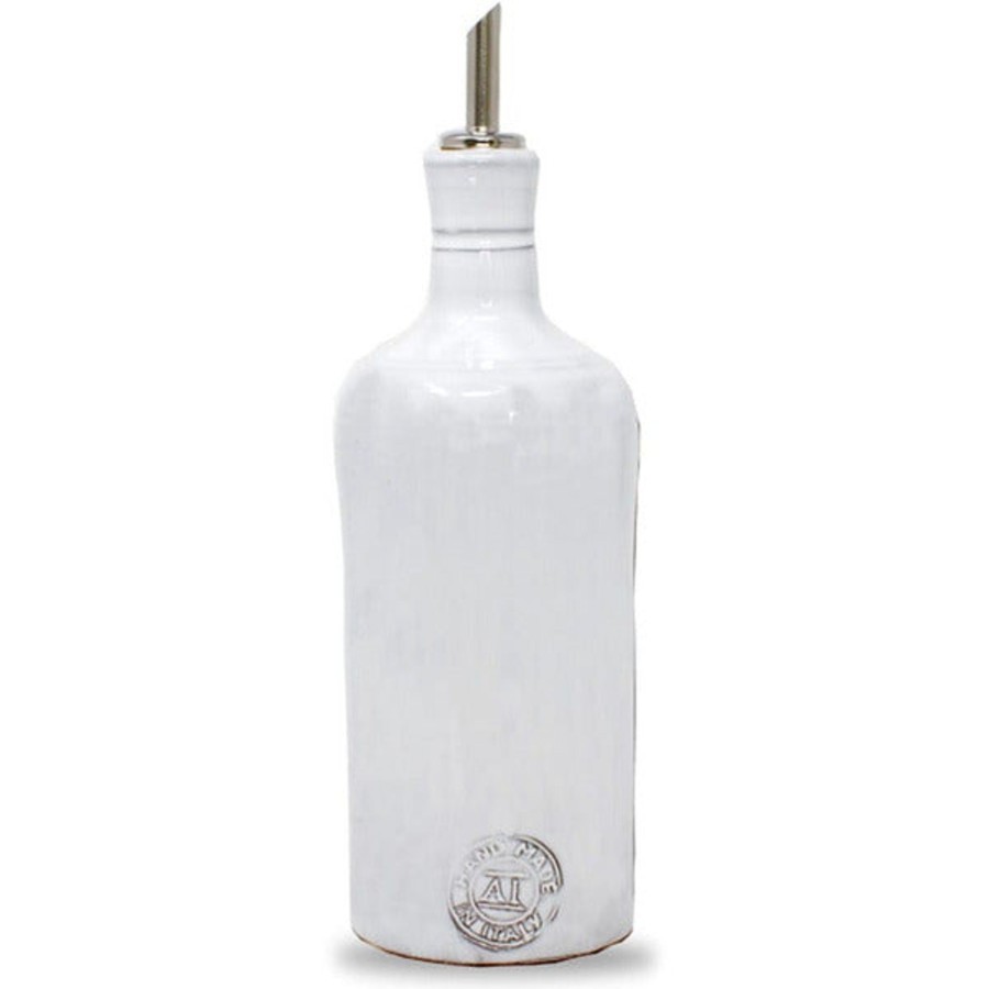 Table & Home Arte Italica Salt & Pepper/Oil & Vinegar | Bella Bianca Tall Oil Bottle