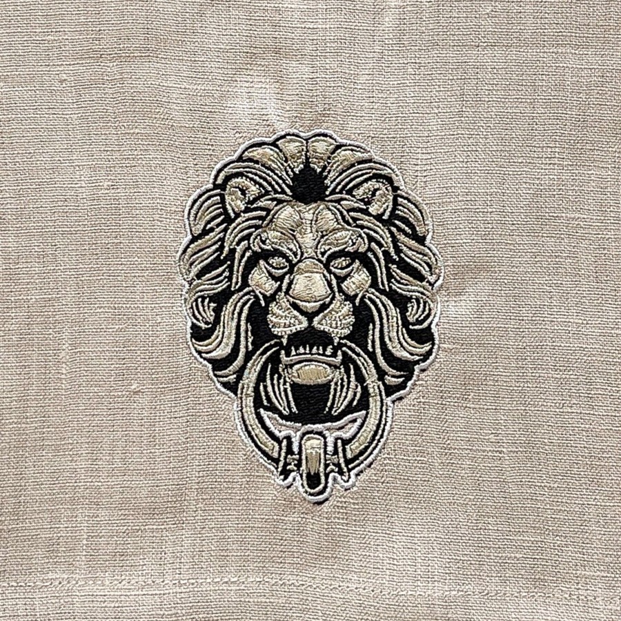 Table & Home Arte Italica Towels | Italian Lion Linen Towel