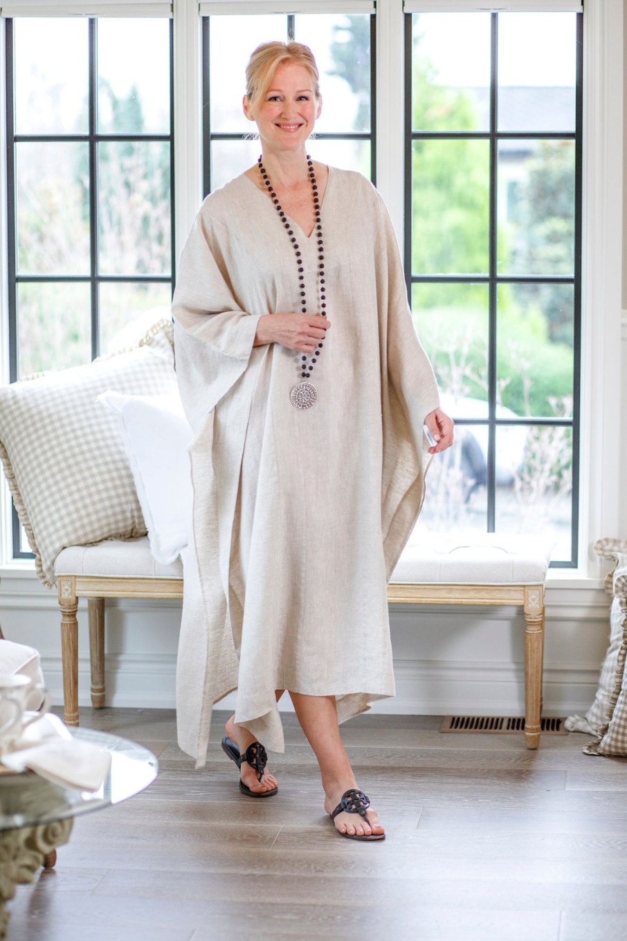 Apparel Crown Linen Designs | Quinn Kaftan - Sale