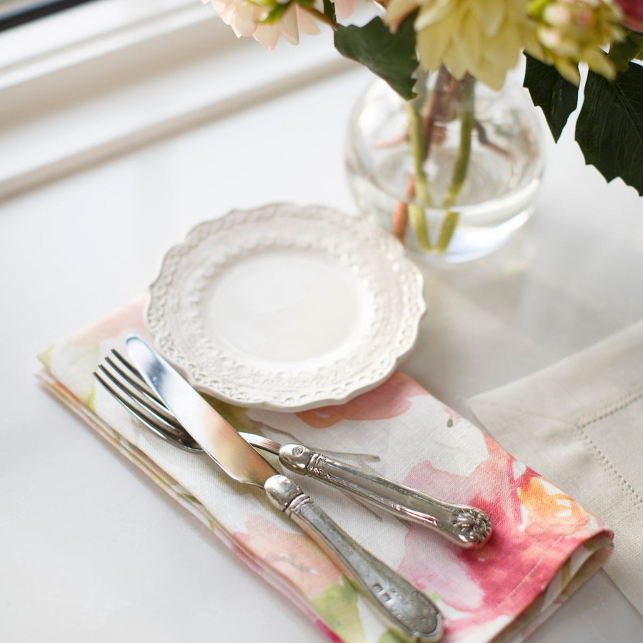 Table & Home Arte Italica Canape & Bread Plates | Finezza Cream Bread / Canape Plate