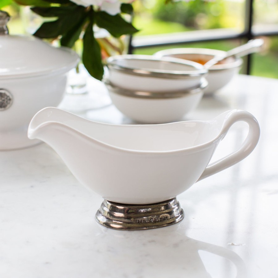 Table & Home Arte Italica Condiment Servers | Tuscan Gravy Boat