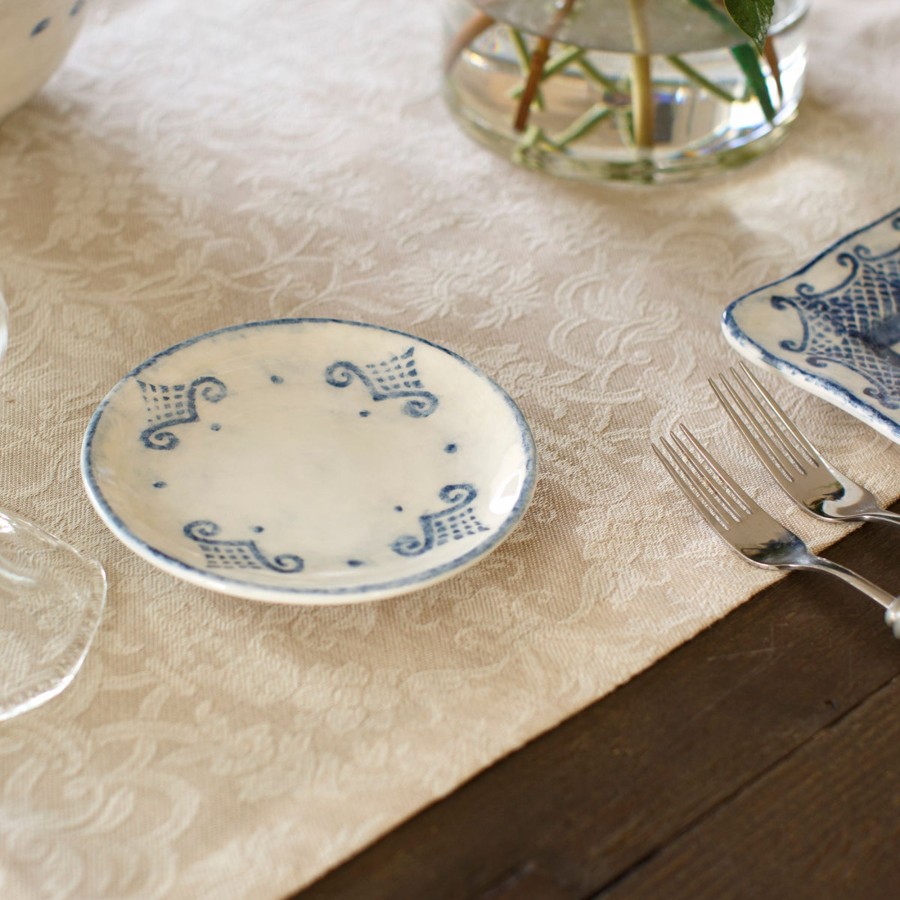 Table & Home Arte Italica Canape & Bread Plates | Burano Bread / Canape Plate