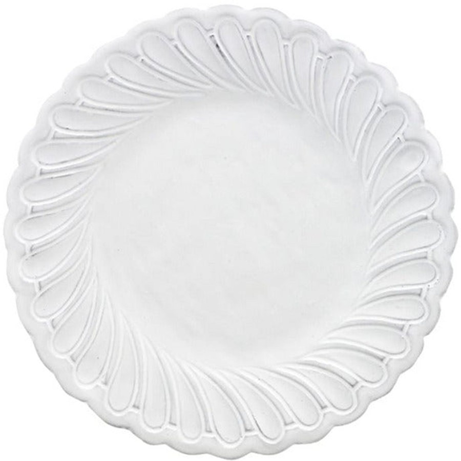 Table & Home Arte Italica Salad & Dessert Plates | Bella Bianca Pique Salad/Dessert Plate