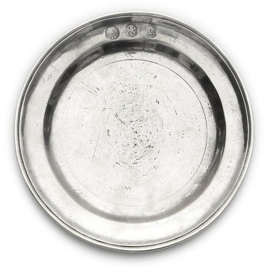 Table & Home Arte Italica Pewter | Peltro Salad / Dessert Plate