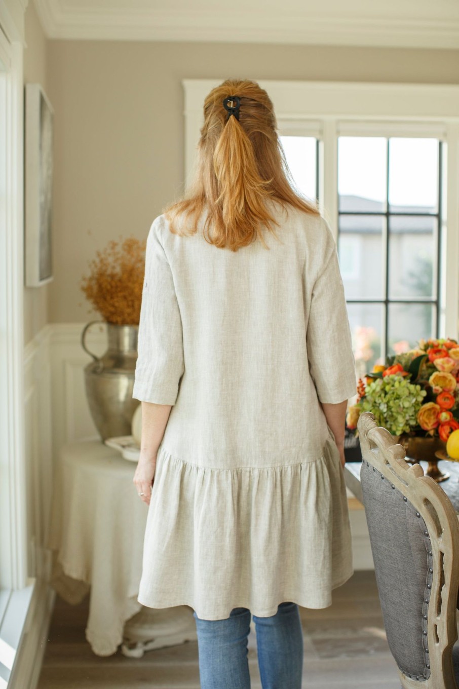 Apparel Crown Linen Designs | Petra Tunic Dress - Sale