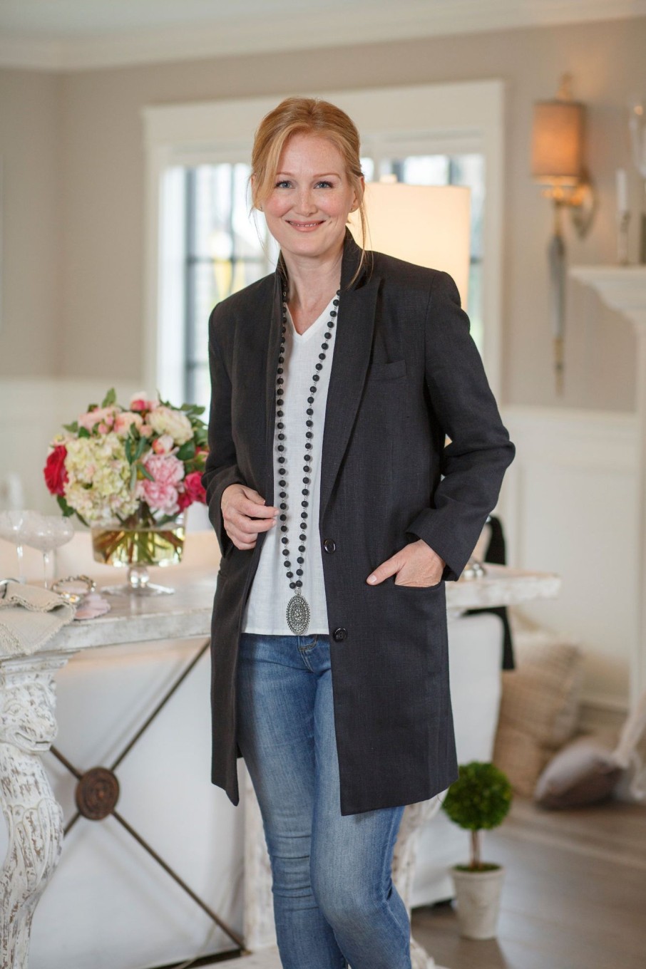 Apparel Crown Linen Designs | Bobbi Blazer - Sale