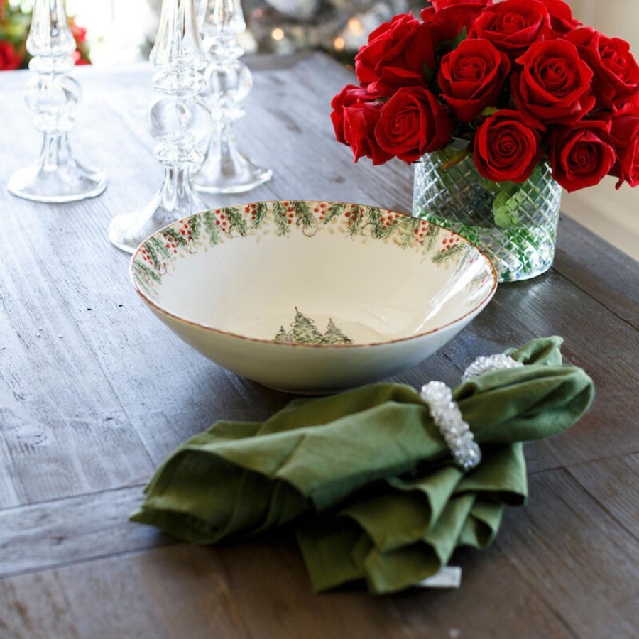 Table & Home Arte Italica Serving Bowls | Natale Medium Serving Bowl