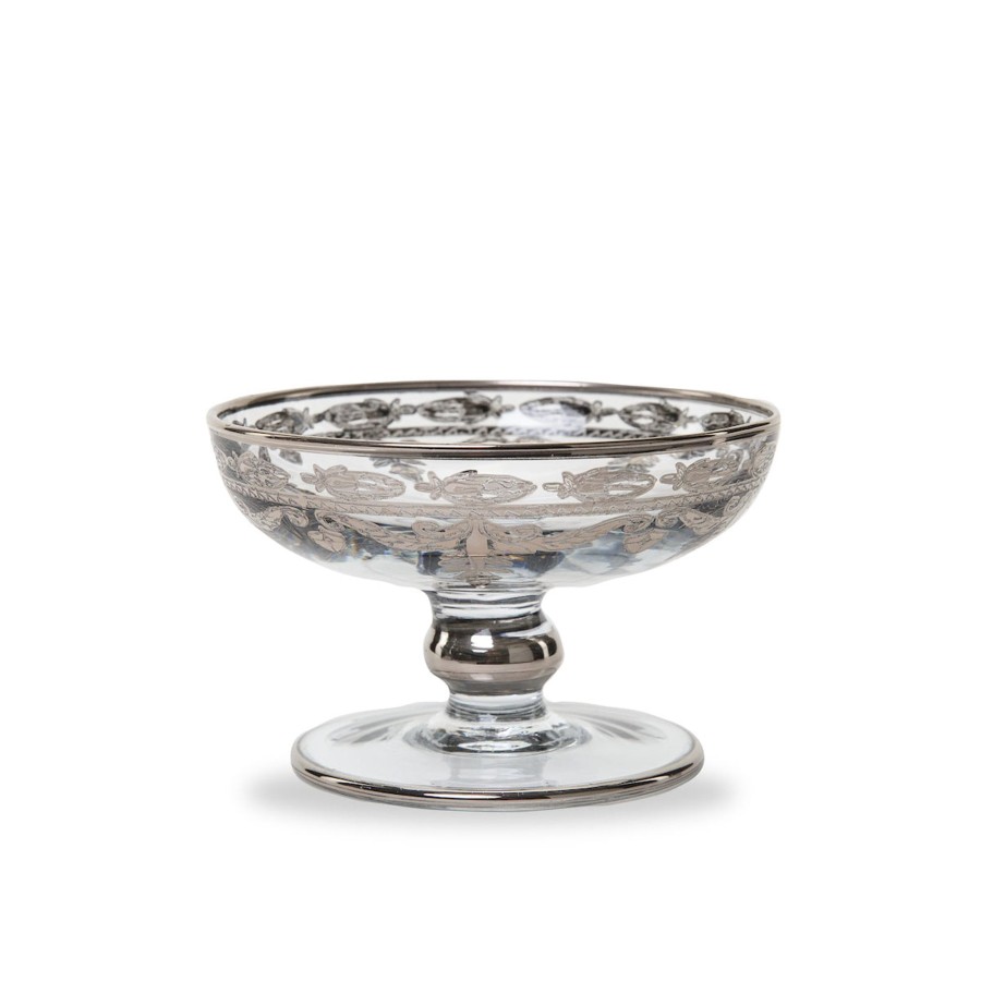 Table & Home Arte Italica Compotes | Vetro Platinum Compote/Soap Dish