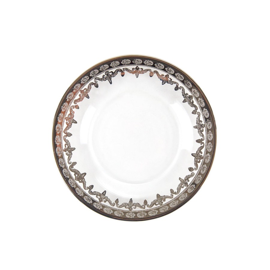 Table & Home Arte Italica All Tableware | Vetro Platinum Salad / Dessert Plate