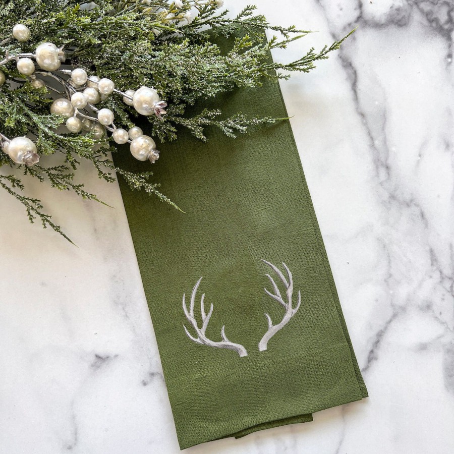 Table & Home Arte Italica Towels | Antlers Linen Towel