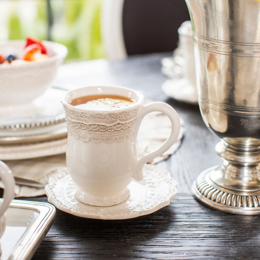 Table & Home Arte Italica Mugs | Finezza Cream Mug