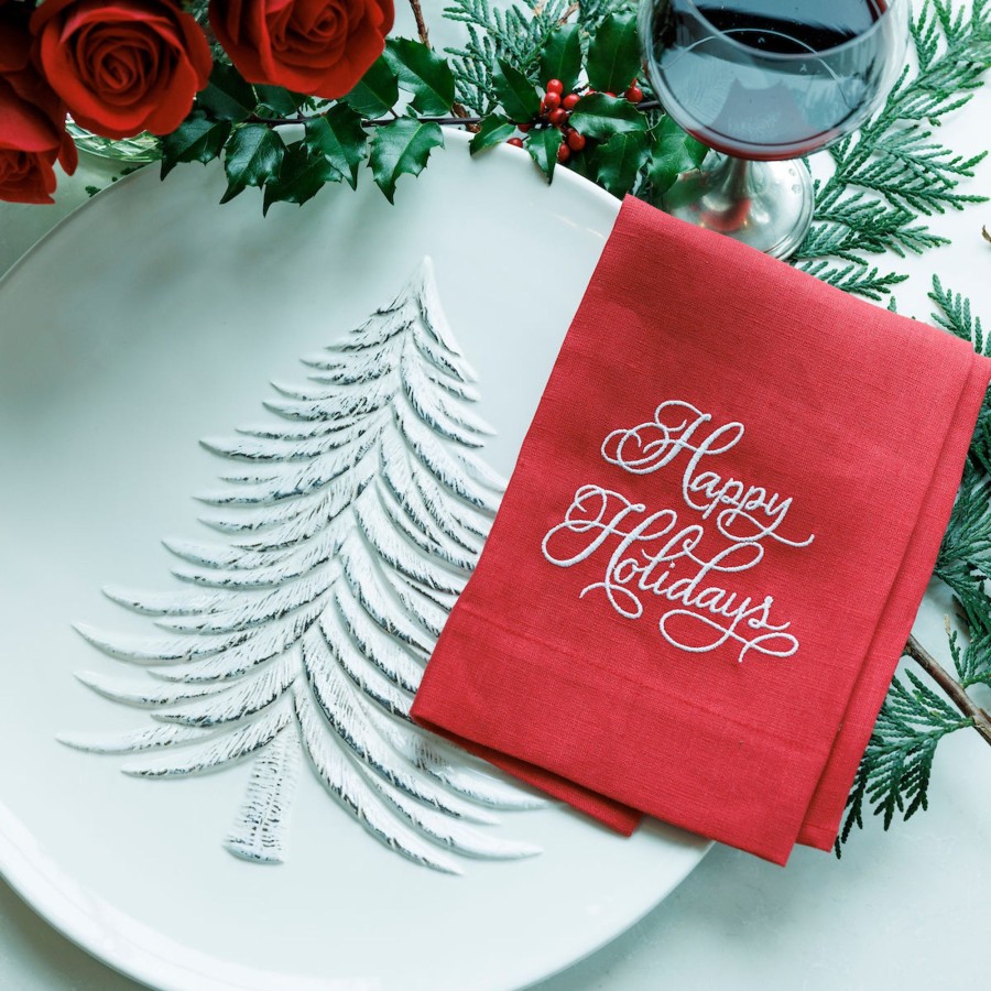 Table & Home Arte Italica Towels | Happy Holidays Towel