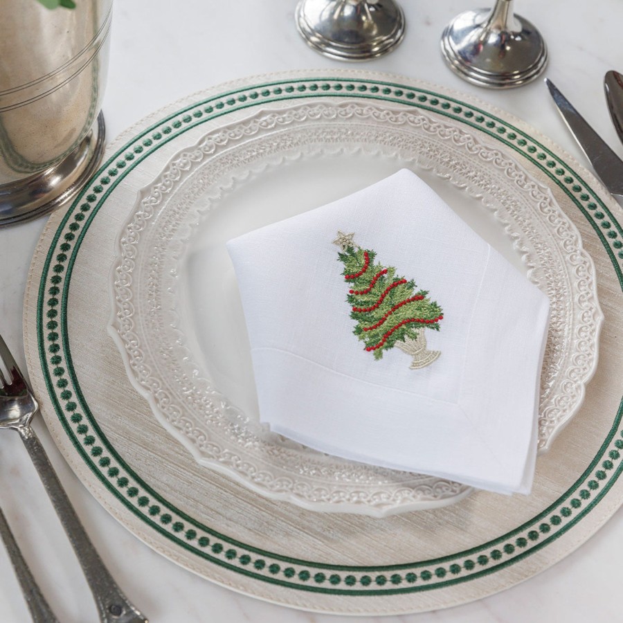 Table & Home Arte Italica Napkins | Tree With Trim Large Napkin