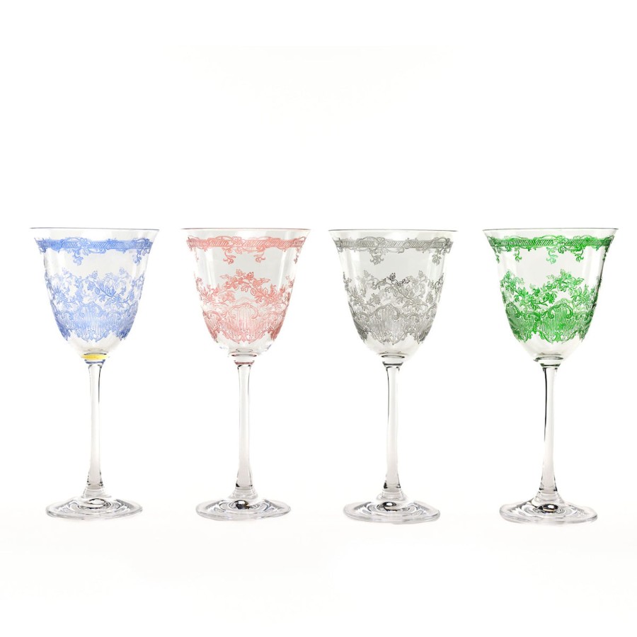 Table & Home Arte Italica Stemware & Drinkware | Giardino Multicolor Drinkware Set