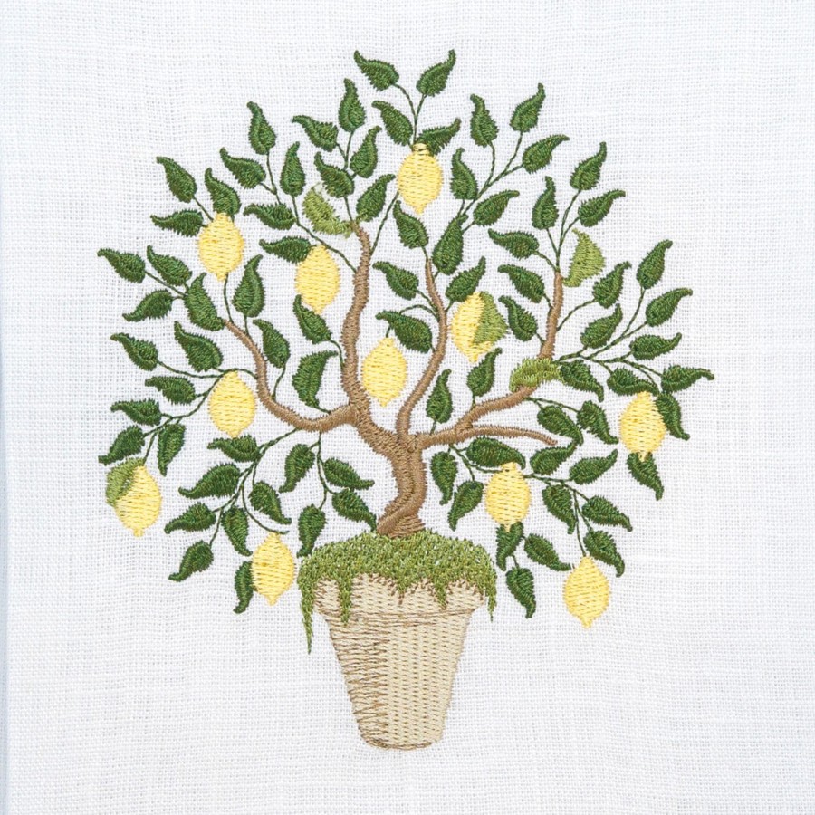 Table & Home Arte Italica All Linens | Lemon Tree Linen Towel