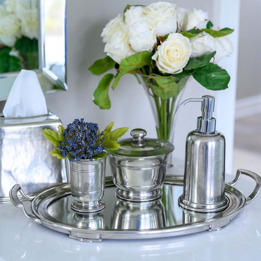 Table & Home Arte Italica Pewter | Roma Canister