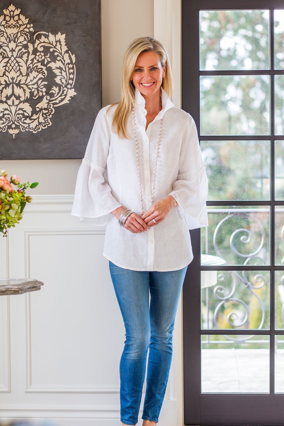 Apparel Crown Linen Designs | Kendall Blouse