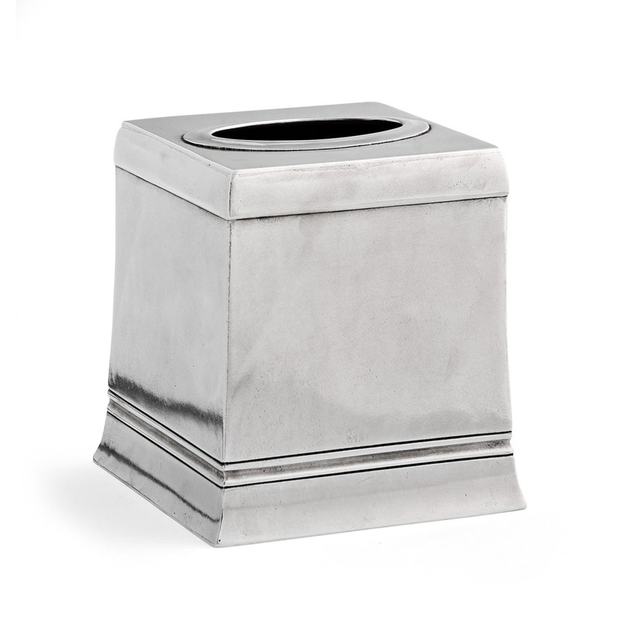 Table & Home Arte Italica Pewter | Roma Tissue Box Holder