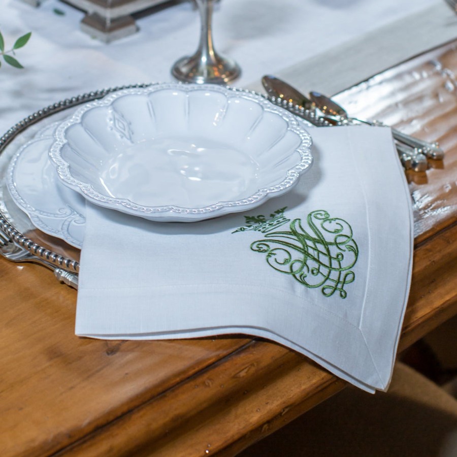 Table & Home Arte Italica Napkins | Crest Large Napkin