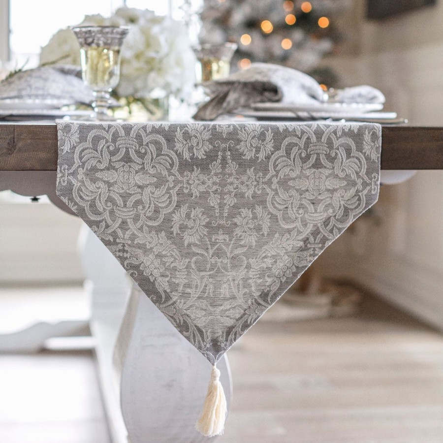 Table & Home Arte Italica Table Coverings | Imperial Jacquard Table Runner - 18" Wide