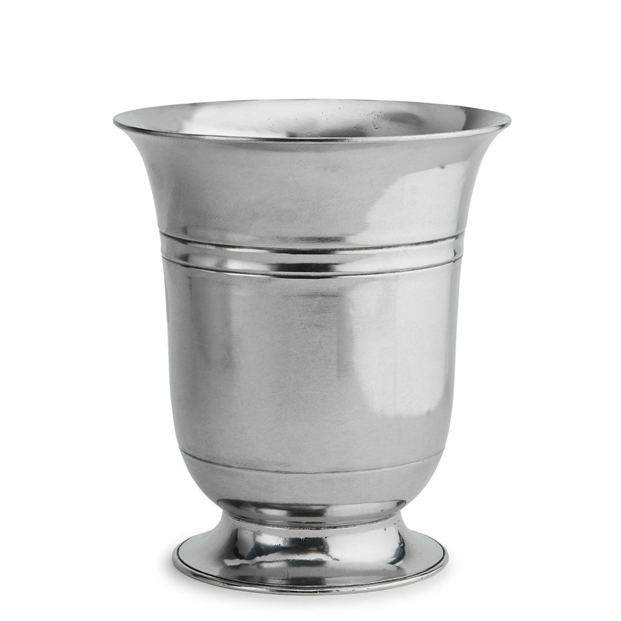 Table & Home Arte Italica Pewter | Roma Wastebasket / Wine Bucket