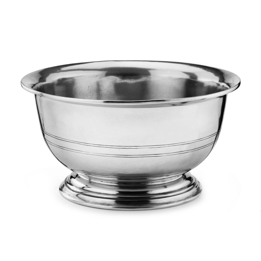 Table & Home Arte Italica All Serveware | Peltro Footed Serving Bowl