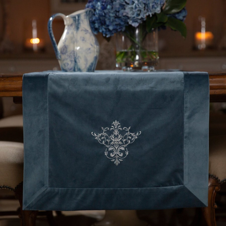 Table & Home Arte Italica Table Coverings | Victorian Velvet Table Runner - 22" Wide