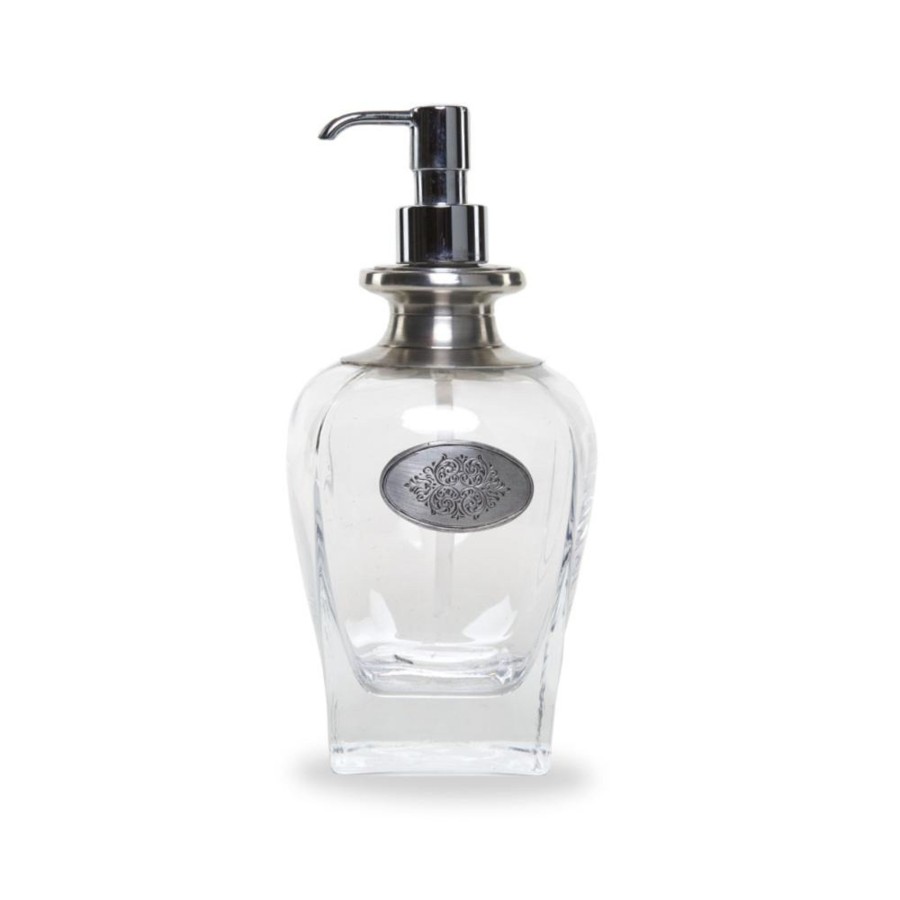 Table & Home Arte Italica Pewter | Grande Damasco Soap Pump