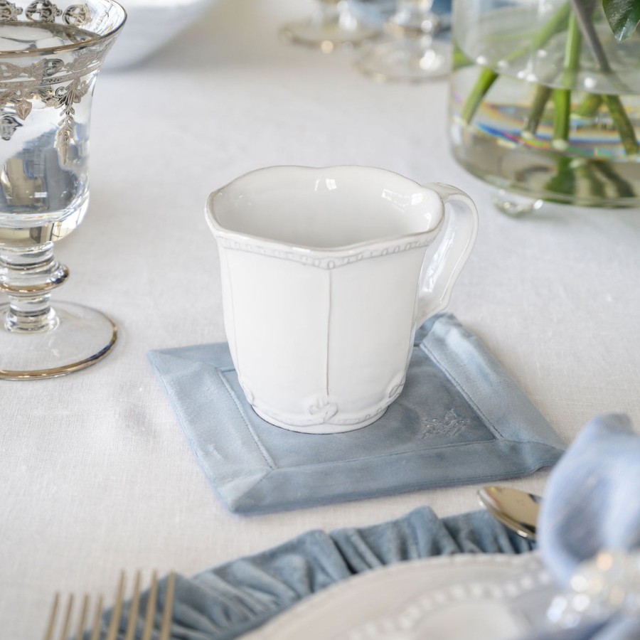 Table & Home Arte Italica Mugs | Bella Bianca Beaded Mug