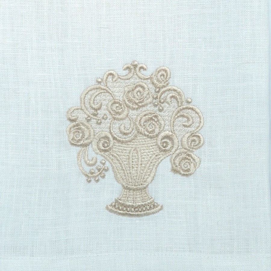 Table & Home Arte Italica Towels | Fiori Basket Linen Towel