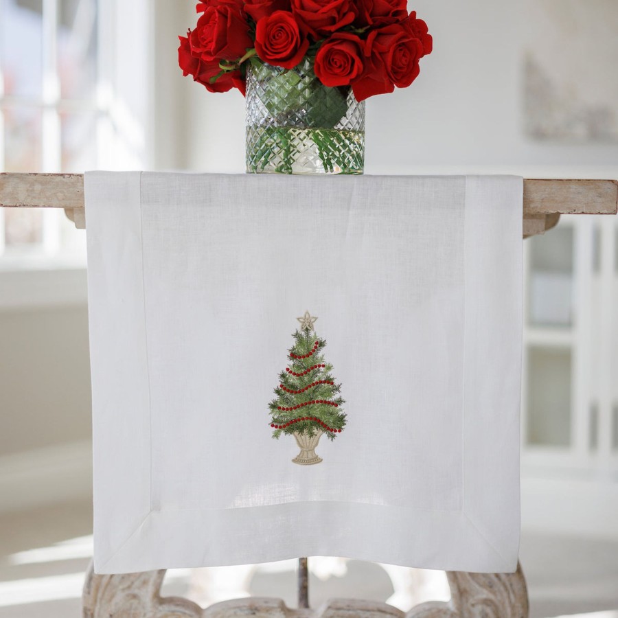 Table & Home Arte Italica Table Coverings | Tree With Trim Table Runner