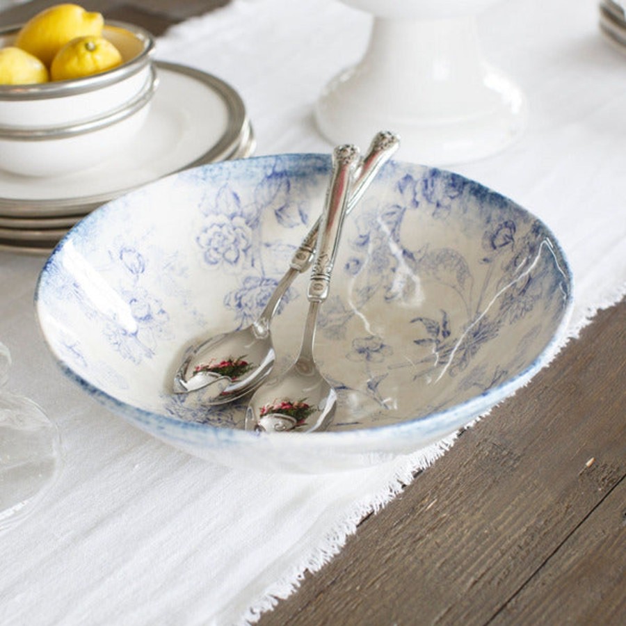 Table & Home Arte Italica Serving Bowls | Giulietta Blue Serving Bowl